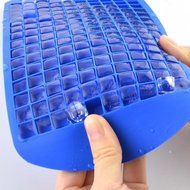 Pulison(TM) 160 Ice Cubes Frozen Cube Bar Pudding Silicone Tray Mould Mold Tool (Blue)