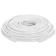 Cmple - RJ45 CAT5 CAT5E ETHERNET LAN NETWORK CABLE -75 FT White N104