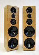 Halo 1 Floorstanding Loudspeakers in Cherry (pair) N2