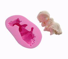 Yatim Silicone Girl Baking Cake Mold Fondant DIY Jelly Cake Candy Cholocate Soft Pottery Clay Decorating Mold N2