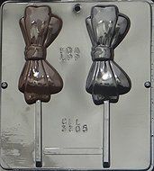 Bow Tie Lollipop Chocolate Candy Mold 3305