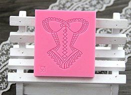 Anyana Sexy Corset Silicone Fondant Mold Cake Decorating Pastry Gum Pastry Tool Kitchen Tool Sugar Paste Baking... N2