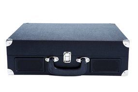 TechPlay ODC5E-BK AC/DC Portable suitcase 3 SPEED TURNTABLE WITH PC LINK AND BUILT-IN SPEAKER N7