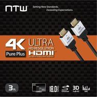 NTW NHDMI2P-006P 6' Ultra HD PURE PRO 4K High Speed HDMI Cable Offers 4X The Clarity N18