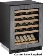 U-Line U1224WCINT00B 24" 1000 Series Built-In and Freestanding Wine Cooler with 48 Bottles Bottle Capacity, in...