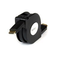 StarTech.com HDACRET4 4-Feet Retractable High Speed HDMI Cable -HDMI to HDMI Mini - M/M N4