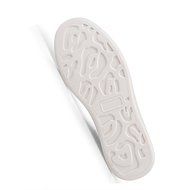 Spritech(TM) Men Women Unisex Fashion PU Leather Lace Up Lovers Casual Flat Sneaker Shoes White and Black 38 N8