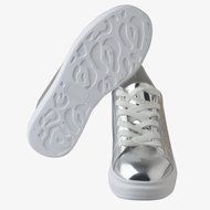 Spritech(TM) Men Women Unisex Fashion PU Leather Lace Up Lovers Casual Flat Sneaker Shoes White and Black 38 N10