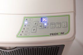 Pridiom PGD1080HCW Heavy Duty High Capacity Dehumidifier, 22.5&quot; Height x 19&quot; Length x 14&quot; Width, 120 pint,White N7
