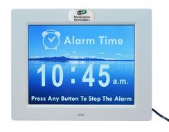 e-pill Dementia Alzheimer's Memory Loss Calendar Day Clock with 6 Reminder Alarms. Large Non Abbreviated Day Month... N6