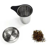 Clairty Brew-in-mug Teapot Extra Fine Mesh Tea Strainer Infuser Steeper with Lid and Handle for Loose Leaf Grain... N4