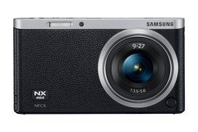 Samsung NX Mini 20.5MP CMOS Smart WiFi &amp; NFC Mirrorless Digital Camera with 9-27mm Lens and 3" Flip Up LCD Touch... N28