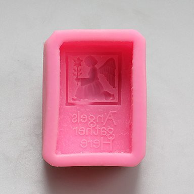 Y&XL&H Angel And Flower Chocolate Silicone Molds,Cake Molds,Soap Molds,Decoration Tools Bakeware N6