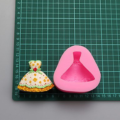 Y&XL&H Lace Skirt Shape Chocolate Silicone Molds,Cake Molds,Soap Molds,Decoration Tools Bakeware N2