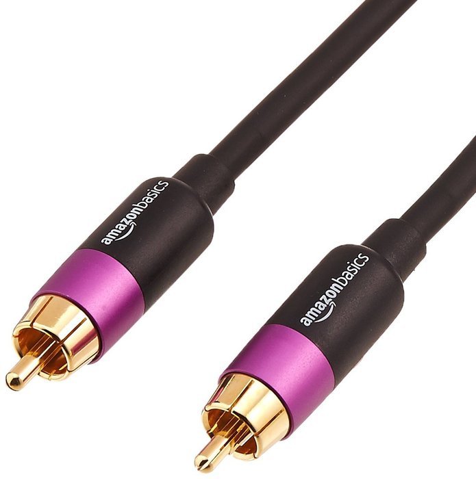 AmazonBasics Subwoofer Cable - 50 Feet N14