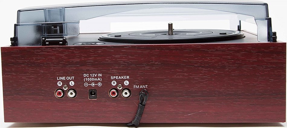 TechPlay ODC174WD SP, 3 speed turntable W/Cassette Player, Radio with presets, AUX in, RCA out, USB SD MP3 Encoding... N14
