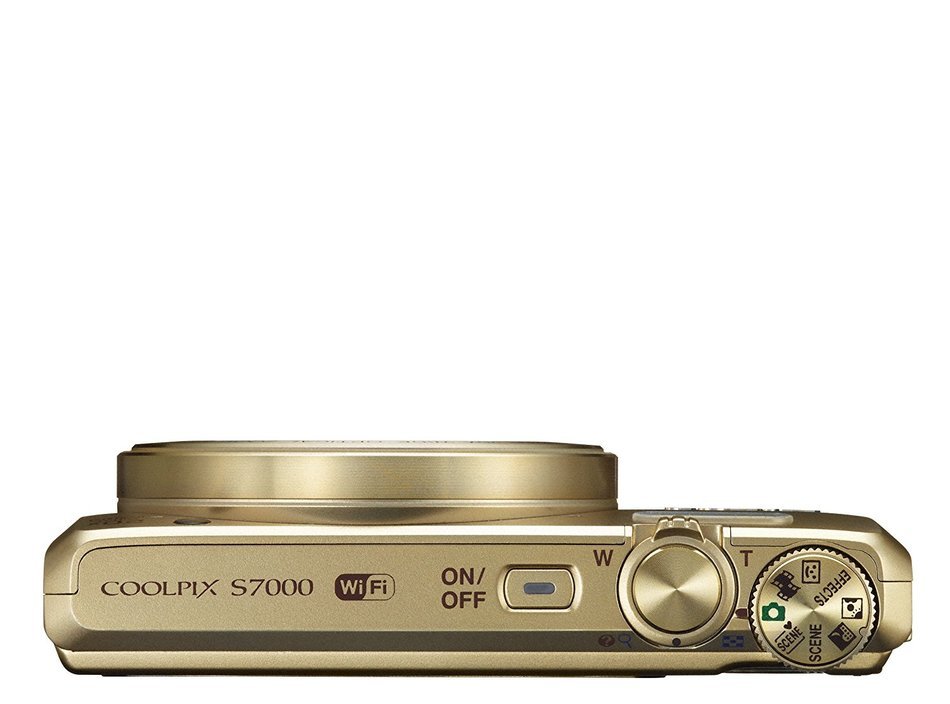 Nikon COOLPIX S7000 Digital Camera (Black) - International Version (No Warranty) N22
