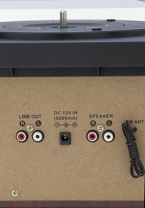 TechPlay ODC174WD SP, 3 speed turntable W/Cassette Player, Radio with presets, AUX in, RCA out, USB SD MP3 Encoding... N16