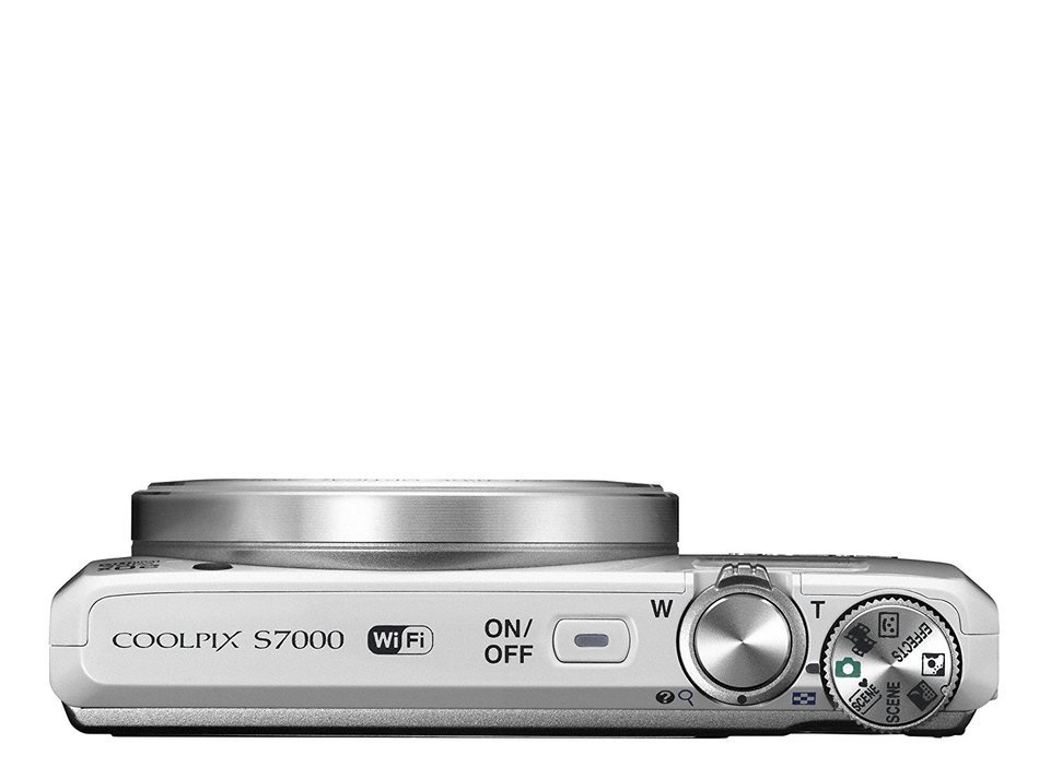 Nikon COOLPIX S7000 Digital Camera (Black) - International Version (No Warranty) N24
