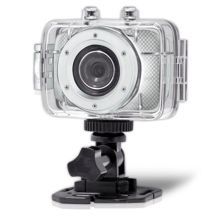 Pyle PSCHD30WT Mini High-Definition Sports Action Wide-Angle HD Camera & Camcorder, 720p, SD Card Slot, Touchscreen... N5