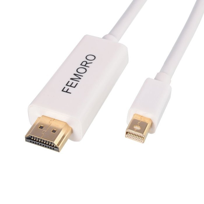 HDMI DisplayPort Cable 6FT, FEMORO DP HDMI Display Cable Adapter 6feet Male to Male Port Gold Plated Port with... N17