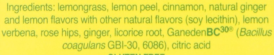 Bigelow Tea, Herb Plus Lemon Ginger, 18-Count Tea Bags (Pack of 6) N2