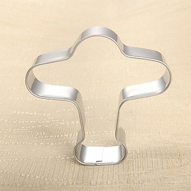 Sher Vehicle's Airplane Shape Cookie Cutters Fruit Cut Molds Stainless Steel N2