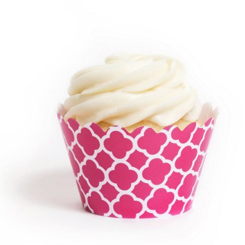 Dress My Cupcake Lavender Spanish Tile Cupcake Wrappers, Set of 12