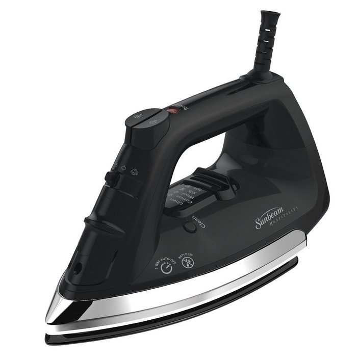 Sunbeam Greensense Classic Steam Iron, Black and Chrome