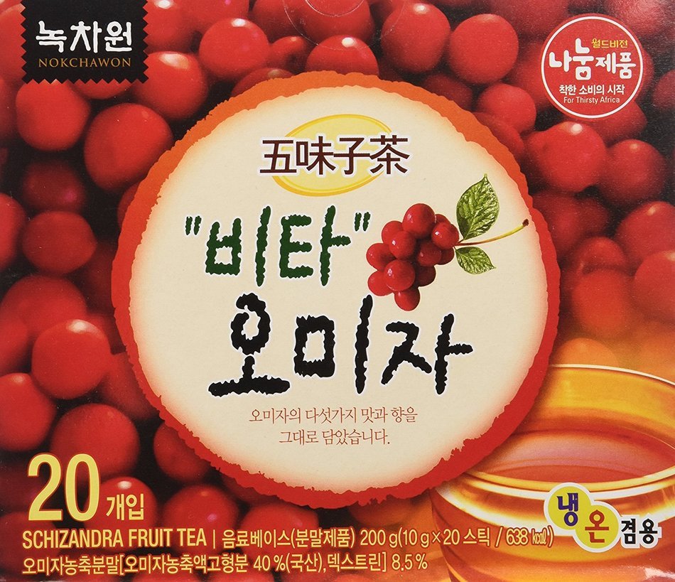 [Nokchawon] 100% Organic Oriental TEA selections from Korea Schizandra ...