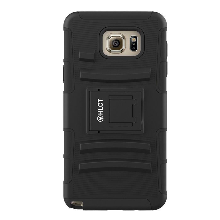Galaxy Note 5 Case, HLCT Rugged Shock Proof Dual-Layer Case with Built-In Kickstand for Samsung Galaxy Note 5... N6
