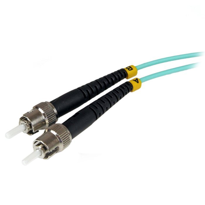 StarTech.com 2m Fiber Optic Cable - 10 Gb Aqua - Multimode Duplex 50/125 - LSZH - LC/SC - OM3 - LC to SC Fiber... N7