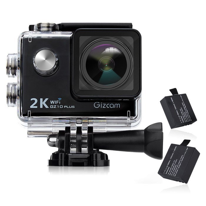 Action Camera Gizcam GZ10 Plus Sports Camera Wifi Waterproof 2K 2.0 Inch 1080P FHD 12MP 173 Degree Wide Angle... N6
