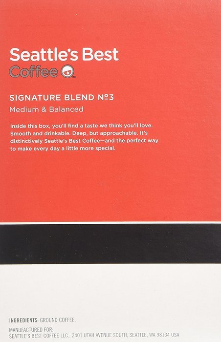 Seattles Best Coffee Signature Blend Number 3, Medium & Balanced K-cup 16 Packs N7