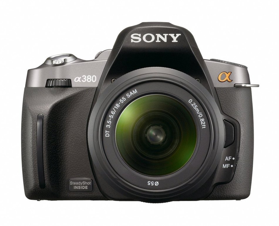 Sony Alpha A380L 14.2 MP Digital SLR Camera with Super SteadyShot INSIDE Image Stabilization and 18-55mm Lens N31
