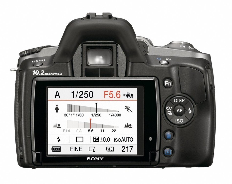 Sony Alpha A380L 14.2 MP Digital SLR Camera with Super SteadyShot INSIDE Image Stabilization and 18-55mm Lens N33