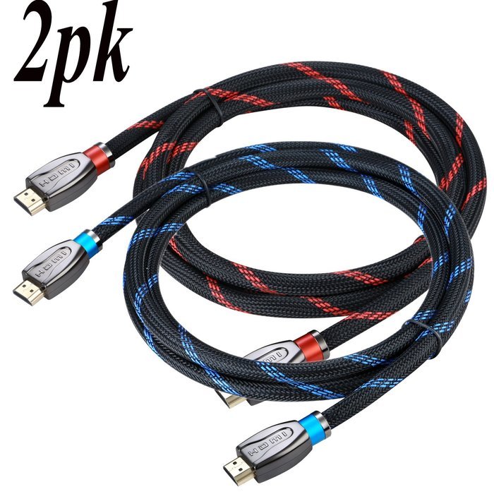 JINPIN HDMI Cable 12ft-blue is a Ultra High Speed HDMI ethernet cable.The 4k audio cable Support 1080P, 3D,4k,... N42