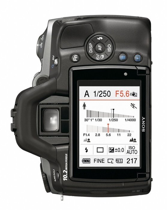 Sony Alpha A380L 14.2 MP Digital SLR Camera with Super SteadyShot INSIDE Image Stabilization and 18-55mm Lens N37