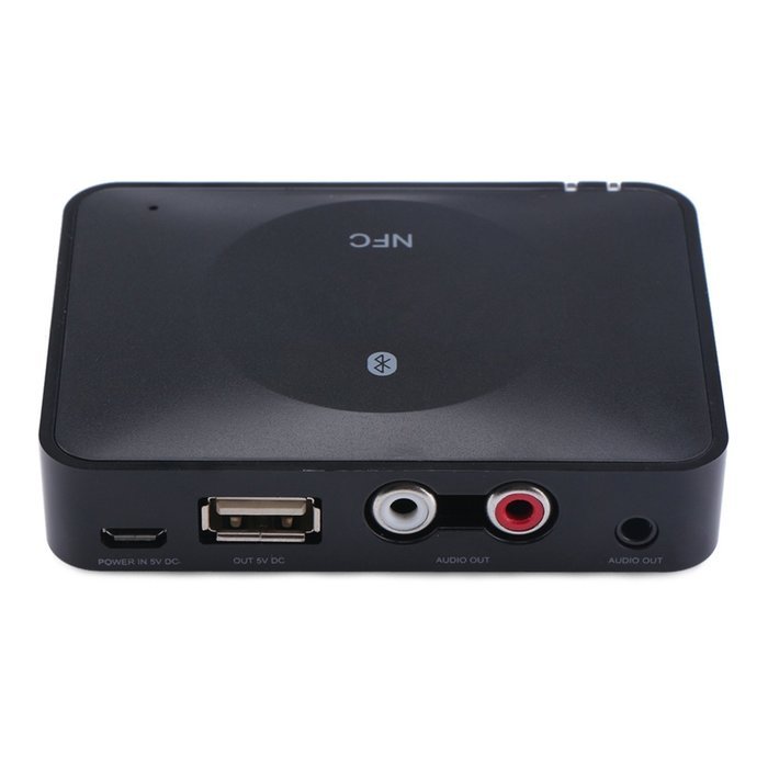 WFS NFC Bluetooth 3.0 Wireless Audio Receiver Adapter 3.5mm/ RCA Stereo Output for Android PC Iphone Ipad Tablet... N3