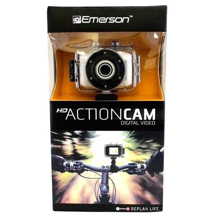 Pyle PSCHD30WT Mini High-Definition Sports Action Wide-Angle HD Camera & Camcorder, 720p, SD Card Slot, Touchscreen... N17