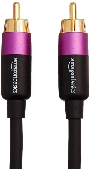AmazonBasics Subwoofer Cable - 50 Feet N16