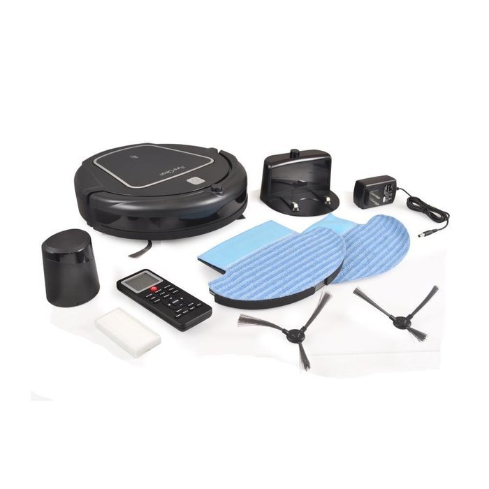 Robot Vacuum Cleaner - Pet and Allergy Friendly - Features Weekly Schedule Home Cleaning, Charging Dock, Wet Mop...
