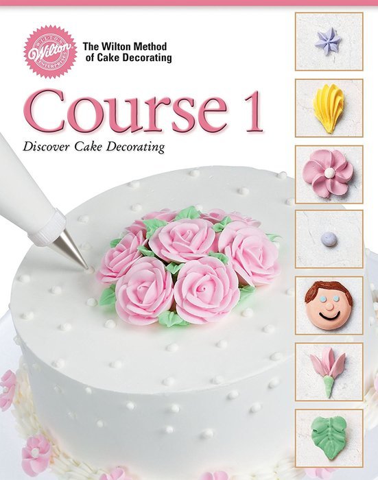 Wilton 902-240 48-Page Soft-Cover Cake-Decorating Guide, Course 1