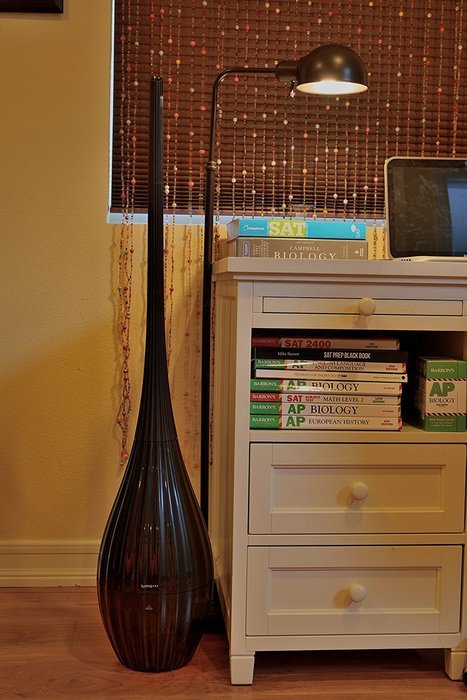 Luma Comfort HC12W Cool Mist Vase Humidifier with Adjustable Height and 8 Settings N4