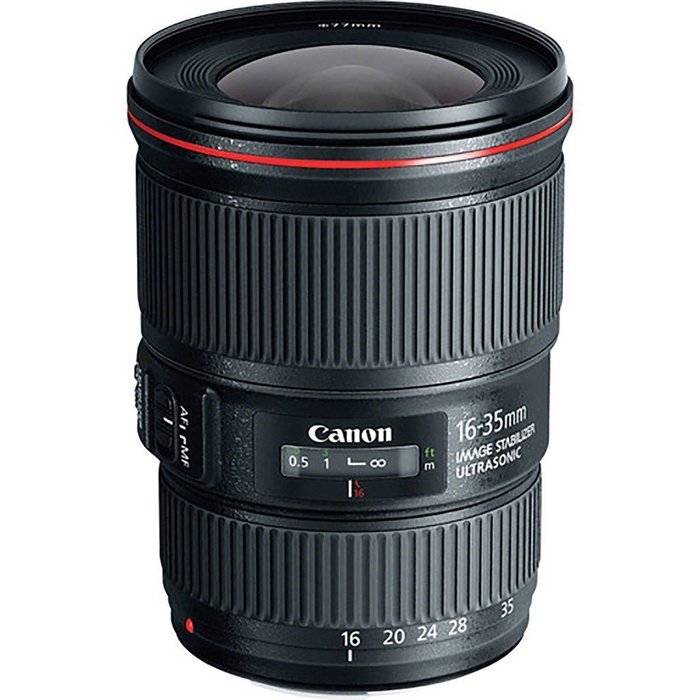 Canon EF 16-35mm f/4L IS USM Lens + 4PC Macro Kit + UV-CPL-FLD Filters + 32GB Class 10 High-Speed Memory Card... N2