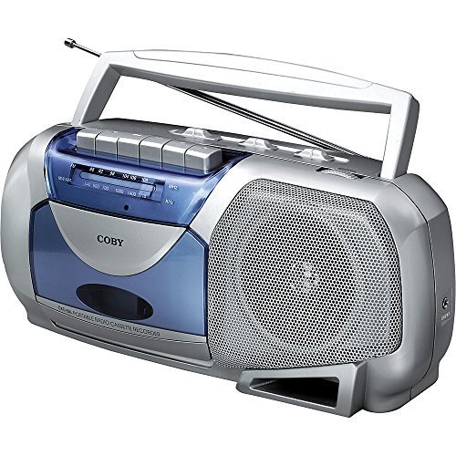 Coby Portable Stereo Tape Cassette Player/Recorder With AM/FM Radio Tuner Mega Bass Reflex Stereo Sound System N2