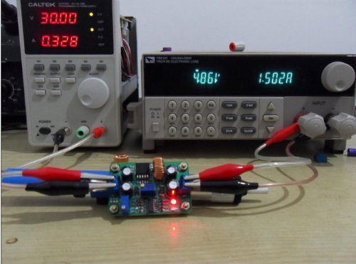 RioRand DC-DC Buck Converter 5-30V to1.3-26V LED Driver Constant Voltage/Current Indicator N2