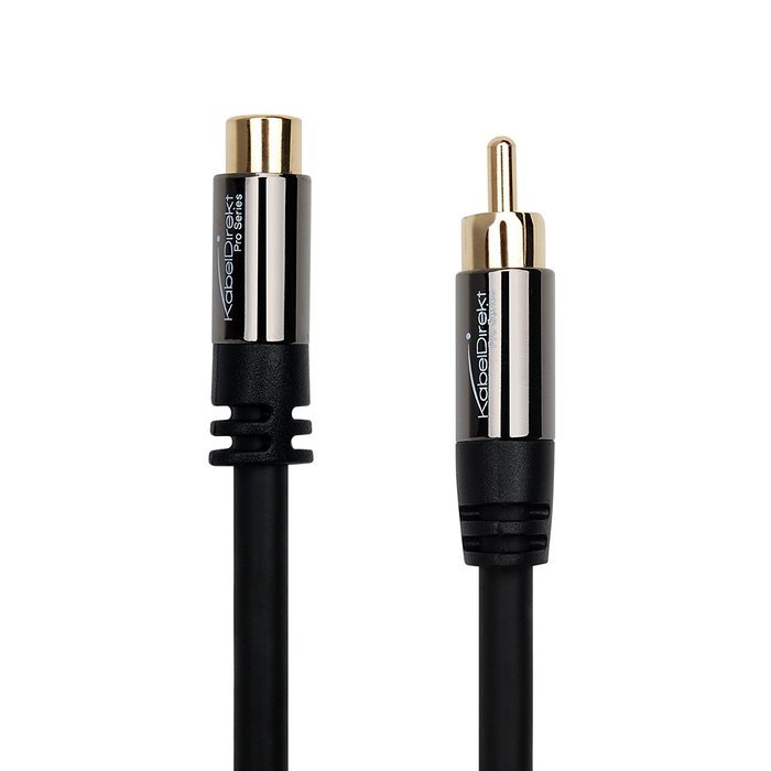 KabelDirekt (10 feet) RCA Extension Cable ( RCA male to RCA female)- PRO Series N4