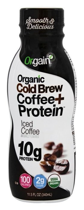 Orgain Organic Cold-Brew Coffee Plus Protein, Iced Mocha, 11.5 Ounce, 12 Count N7