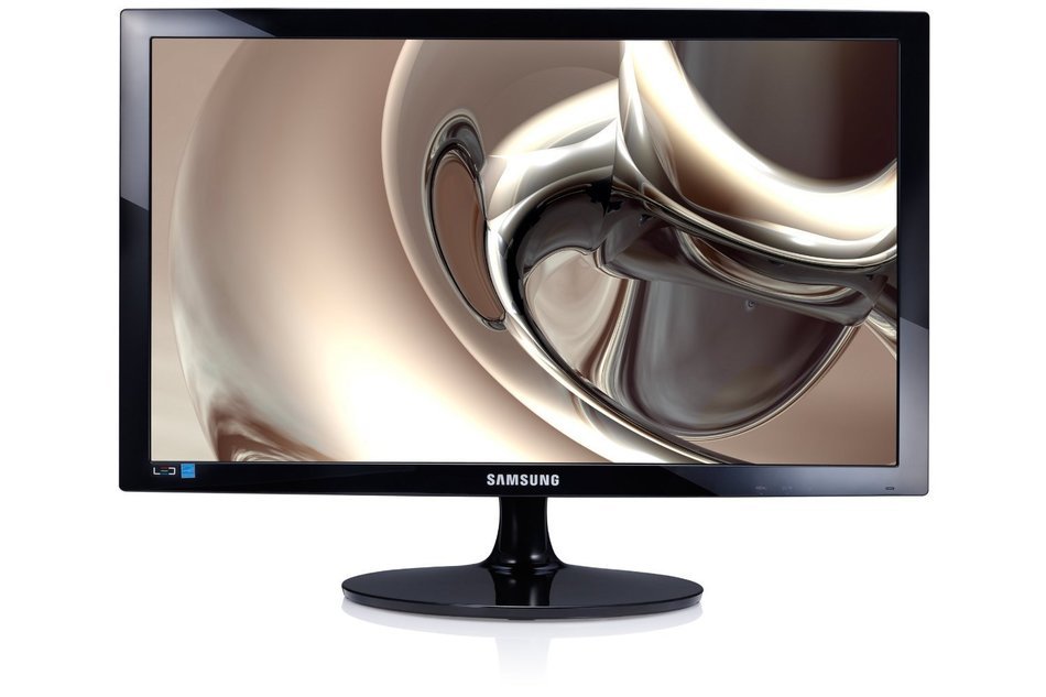 Samsung Simple LED 24" Monitor S24D300H with High Glossy Finish Certified Refurbished